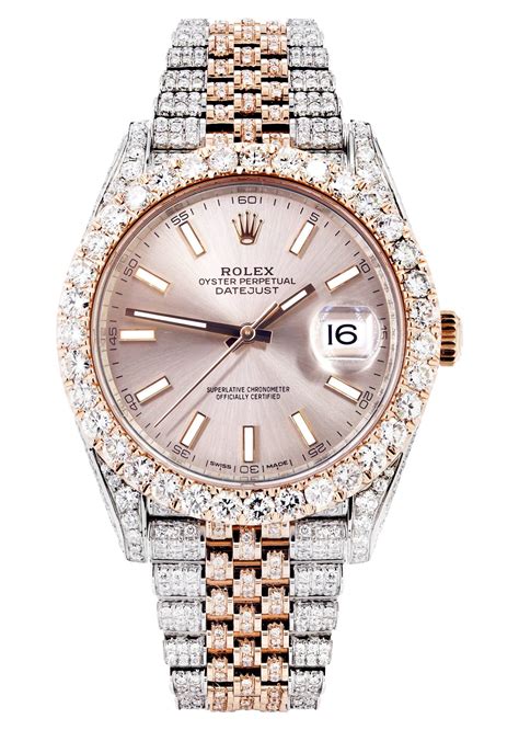 rose gold diamond face rolex|Rolex rose gold datejust price.